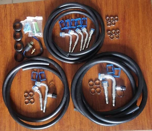 Universal Air Conditioning A/C Hoses Easy Clips Fittings O-rings Kit - Bild 1 von 1