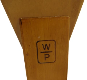 W P Wolfgang Puck Butcher Block W P Wooden 4 Slot Knife Block Solid Oak - Picture 1 of 6