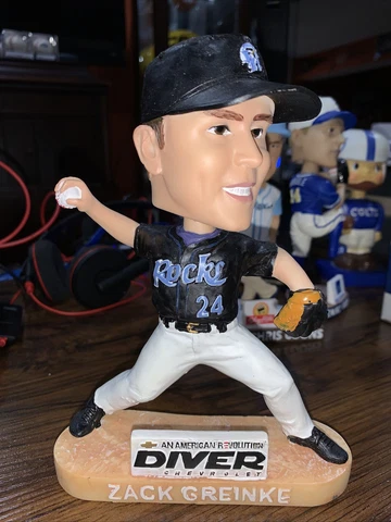 2004 Zack Greinke Wilmington Blue Rocks Bobblehead Kansas City Royals Astros Cover