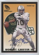 2012 Fleer Retro 1993 Sensations Robert Griffin III #RS-1 Rookie Auto RC