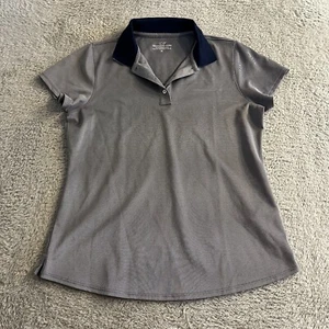 Vineyard Vines Shirt Womens Medium Performance Polo Blue Golfcore Tenniscore - Picture 1 of 7