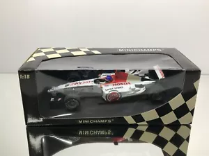 MINICHAMPS 030016 BAR 005 LUCKY STRIKE F1 2003 #16 VILLENEUVE -1:18- FAIR IN BOX - Imagen 1 de 10