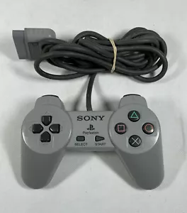 Like New Genuine Official Sony PlayStation 1 Controller Grey Ps1 - TESTED! - Picture 1 of 1