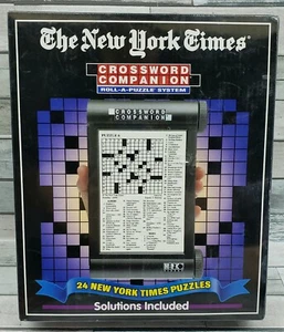 Vintage New York Times Crossword Companion Roll A Puzzle System 24 Puzzles 1998 - Picture 1 of 7