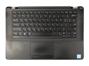 Dell Latitude E5470 Genuine Laptop Cover Palmrest Touchpad Keyboard W/speakers - Picture 1 of 2