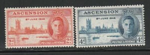 ASCENSION KGVI VICTORY STAMPS 1946 MNH - KGVI02 - Picture 1 of 1