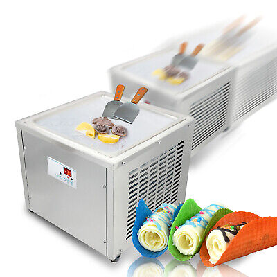 Desktop 45x45cm Single Square Pan Yogurt Fried Ice Cream Roll Machine • 1,400£
