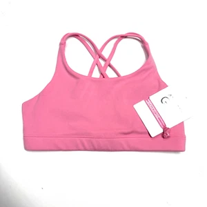 Athleta Girl Upbeat Bra RAPHANUS PINK Large - Picture 1 of 2