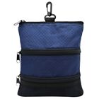 Golf Pouch Bag Golf Storage Handbag Pocket 3-Layers Golf Bag Golf Bag