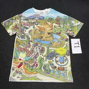 Camiseta Gráfica Universal Studios Los Simpson "Krustyland" Talla Juvenil Pequeña - Imagen 1 de 6