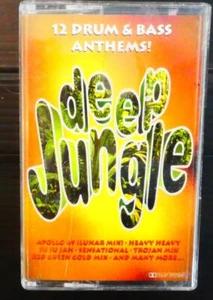 DEEP JUNGLE 12 Drum & Bass Anthems CASSETTE TAPE 90s Rave 90s OLDSKOOL - Picture 1 of 2