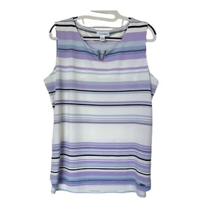 Traje Blusa Calvin Klein Business a Rayas Talla L - Imagen 1 de 4