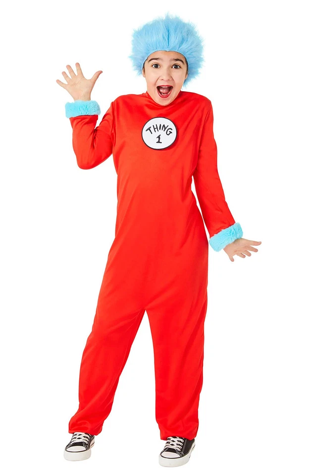 Brand New Thing 1 & 2 Jumpsuit Child Costume - Image 1 of 1