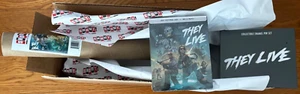 THEY LIVE Limited Edition 4K UHD/Blu-Ray Steelbook w/ Poster & Pin Collection - Picture 1 of 1