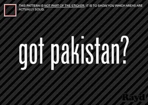 (2) Got Pakistán Pegatina - Picture 1 of 1