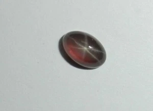 Zaffiro stella viola ovale 6x4 mm cabochon creato in laboratorio trasparente lotto 3 pezzi - Foto 1 di 12