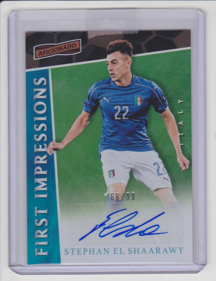 STEPHAN EL SHAARAWY 2016-17 Panini Aficionado First Impressions Auto #D 66/99 - Image 1 of 1