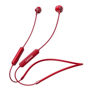 Lenovo Earphone HE05X Neckband Earbuds Sports Bluetooth 5.0 In-Ear pod Wireless - Picture 1 of 14