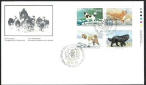 Canada #1220a URpb "DOGS OF CANADA" Brand New 1988 Block Issue - Picture 1 of 2