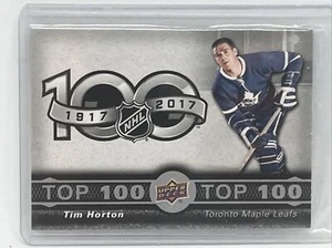 Toronto Maple Leafs - Tim Horton - 17/18 Tim Horton's - Top 100 Checklist #TOP-7 - Picture 1 of 2