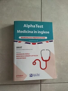 ALPHA TEST MEDICINA IN INGLESE - MANUALE DI PREPARAZIONE - NUOVO !!! - Foto 1 di 2
