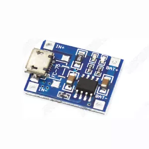 Scheda regolatore di carica batteria 5V 1A micro USB Li-Ion modulo PCB - Foto 1 di 3