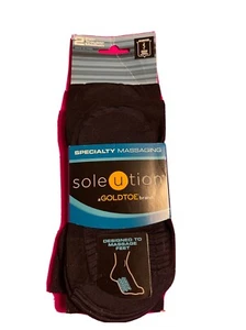 Gold Toe Soleution 2 Paar Specialty Massage Hosen Gr. M schwarz Unisex - Bild 1 von 5