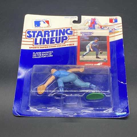 New 1988 George Brett Kenner Starting Lineup MLB Baseball Action Figure Lot2991 Cover