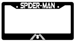 Spider Man (VENOM) Black Plastic License Plate Frame Auto Marvel - Picture 1 of 1