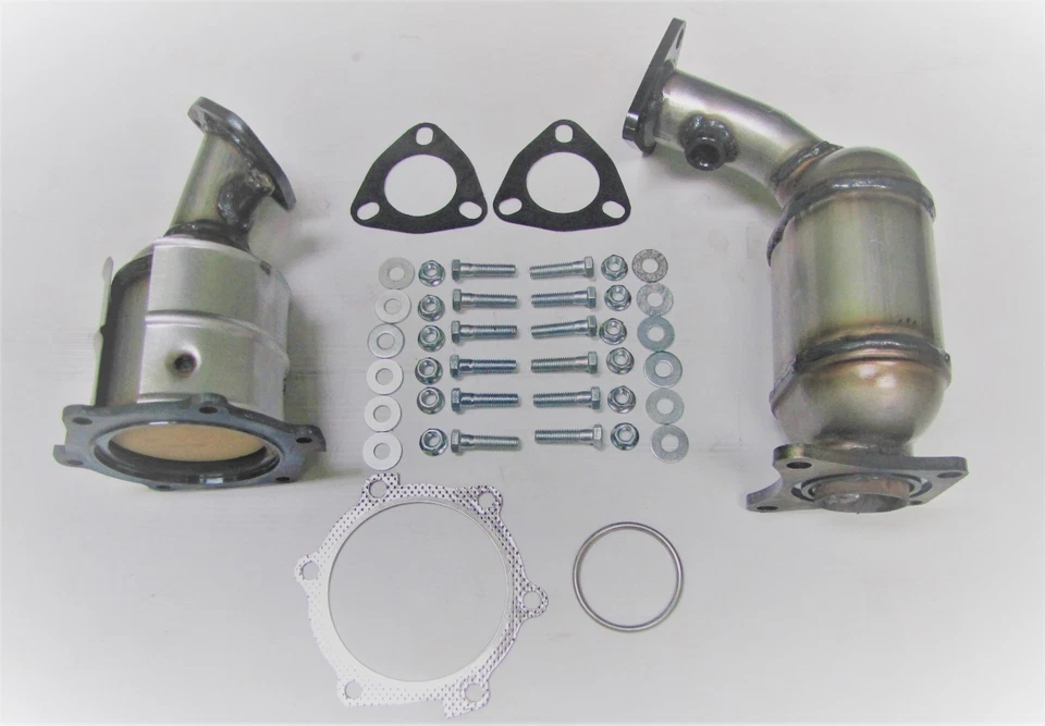 Fits: 2005-2006 Nissan Altima 3.5L Radiator & Firewall Side Catalytic Converters — 第 1/1 张图片