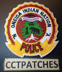 ONEIDA INDIAN NATION, NEW YORK POLICE SCHULTERAUFNÄHER - Bild 1 von 2