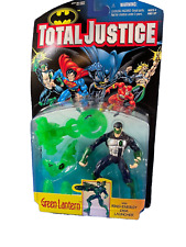 1996 Kenner DC Total Justice, 'Green Lantern', w/ Ring Energy Disk Launcher, NIP
