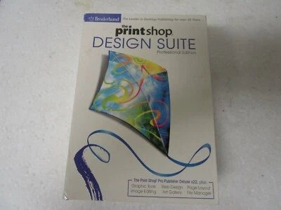The Print Shop Version 22 Design Suite Professional Edition Broderbund - Image 1 of 4