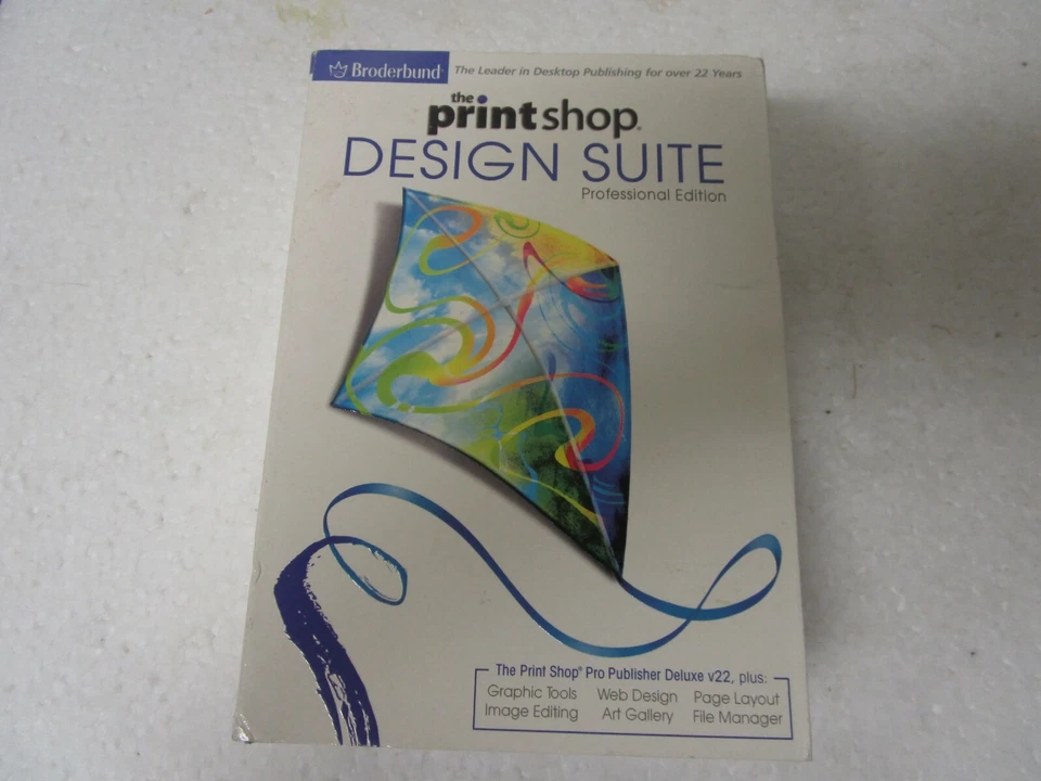 The Print Shop Version 22 Design Suite Professional Edition Broderbund - Image 1 of 4