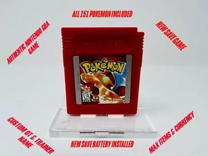 Ultimate Pokémon Rojo GBC - Todos los Pokémon (legales), artículos máximos, nuevo ahorro de batería - Imagen 1 de 12