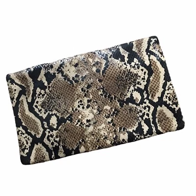 Bolso sin asas Ann Taylor para mujer marrón estampado de serpiente talla única de colección Foto 1 de 4