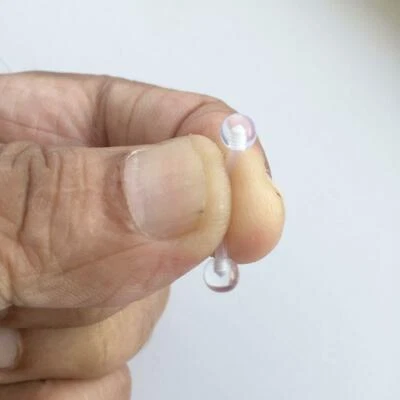 Retenedor VCH PTFE TRANSPARENTE FLEXIBLE ESTERILIZADO 14g 1/2" de longitud. Foto 1 de 4