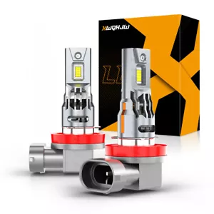 H11 LED Headlight Super Bright Bulbs LOW BEAM Conversion Kit White 6000K 2-Pack - Picture 1 of 11