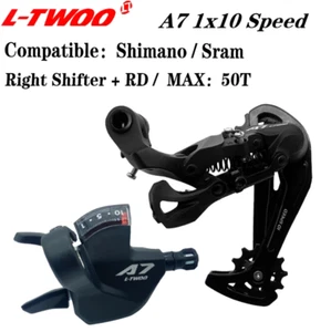 LTWOO A7 1x10 Trigger Shifter Lever+Rear Derailleur For MTB 10-Speed Cassette - Picture 1 of 11