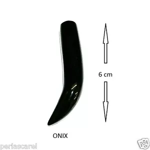 COLMILLO ONIX ESPECTACULAR 60 mm. AMULETO. Ónix..*El Equilibrio* Oferta - Imagen 1 de 2