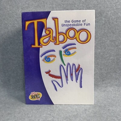 Vintage TABOO Board Game 1989 Milton Bradley Unspeakable Fun (Sealed, New) - Image 1 of 2