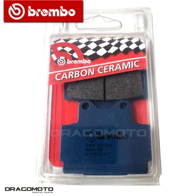 Pastillas de freno traseras Yamaha FZS 600 FAZER 2000 2001 CC BREMBO cerámica de carbono... Foto 1 de 4