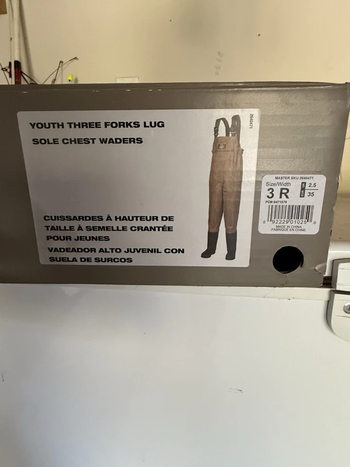 Vadeadores de pecho juveniles - White River - Talla 3 R Foto 1 de 4