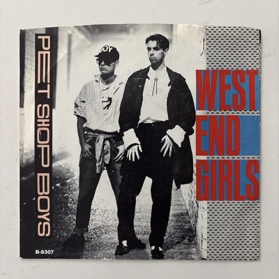 Pet Shop Boys West End Girls 7" Vinyl 45 RPM Single 1986 Foto 1 de 4