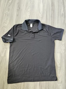 Camisa polo de golf gris de manga corta Helly Hansen para hombre talla grande - Imagen 1 de 6