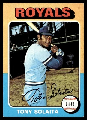 1975 Topps Mini Tony Solaita RC Kansas City Royals #389 - Image 1 of 2