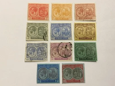 sellos antiguos ST KITTS Y NEVIS x 11 Foto 1 de 2