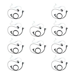 2 Pin Covert Acoustic Tube Earpiece Headset with Mic PTT for Motorola cls1110... - Picture 1 of 7