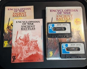 Spectrum 48K/128K "Encyclopedia Of War Ancient Battles" 2x Cassettes & Manuals - Picture 1 of 8