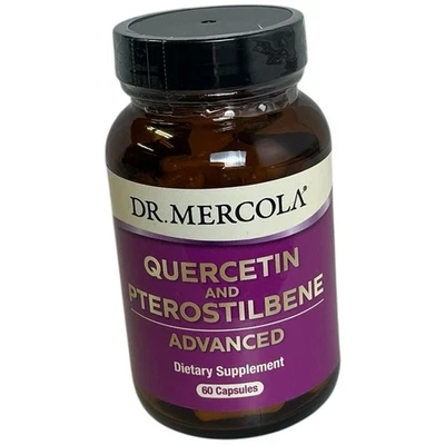 Dr. Mercola Quercetina y Pterostilbeno Dieta Avanzada 60 Ct Exp 07/2026 Foto 1 de 4